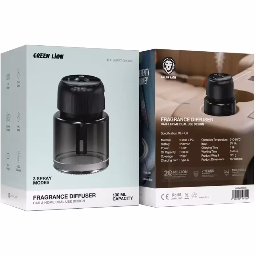 خوش بو کننده هوا 130 میلی لیتر گرین Green Fragrance Diffuser 130mL (اصل برند گرین-فروش تک و عمده)