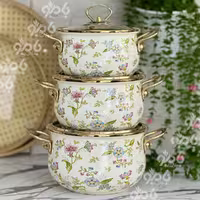 قابلمه لعابی 3سایز گلدار 179