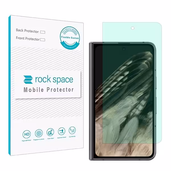 گلس گوگل Pixel Fold مدل نانو هیدروژل گرین لایت برند راک اسپیس کد S