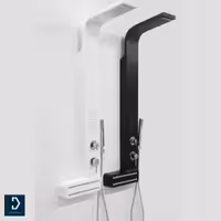 پنل دوش لیبرا مدل ایبیزا مشکی مات
