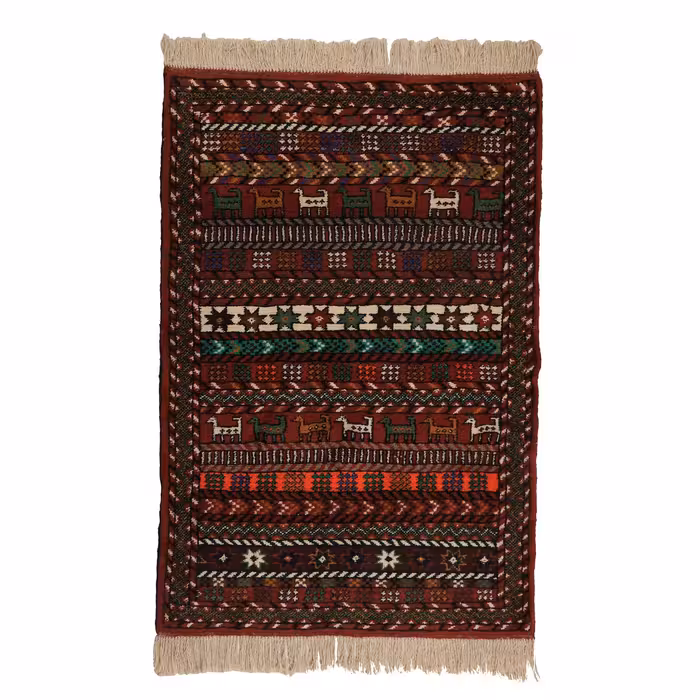 فرش دستباف دو و نیم متری مدل خراسان کد 4020211