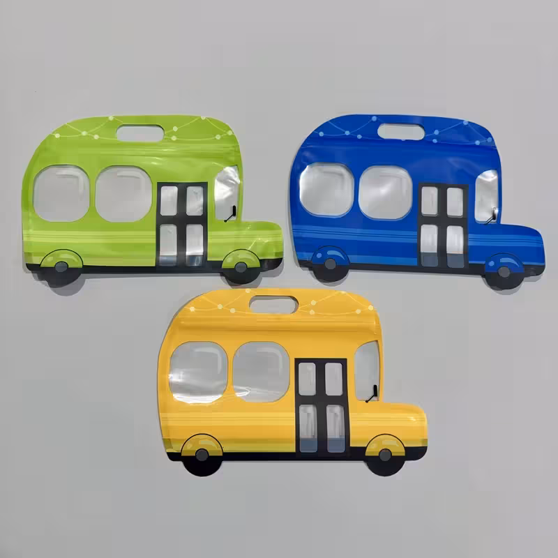 زیپ کیپ طرح اتوبوس رنگی