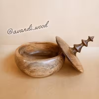 شکلات خوری چوبی
