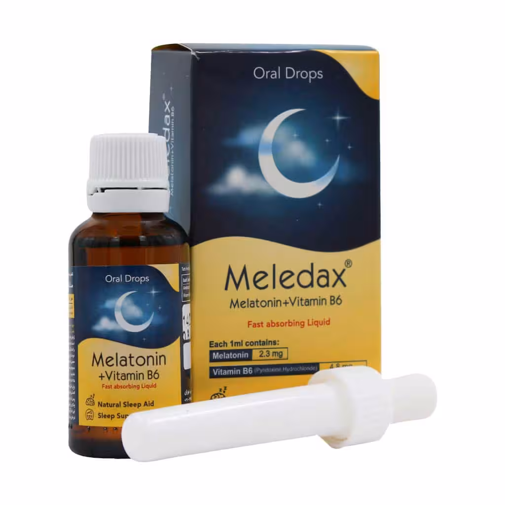 قطره ملداکس ملاتونین و ویتامین ب6 خوارزمی 30میلی لیتر | Kharazmi Melatonin And Vitamin B6