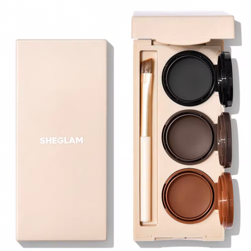پالت 3 عددی خط چشم و ابرو ژله ای شیگلم Sheglam وزن 4.2 گرم