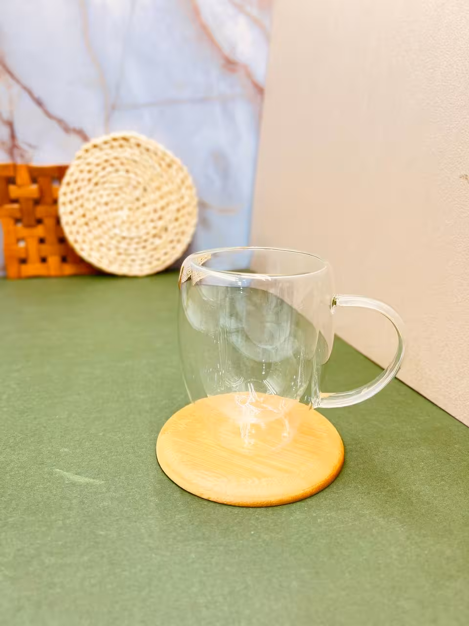 لیوان پیرکس دوجداره SLM32-350ML