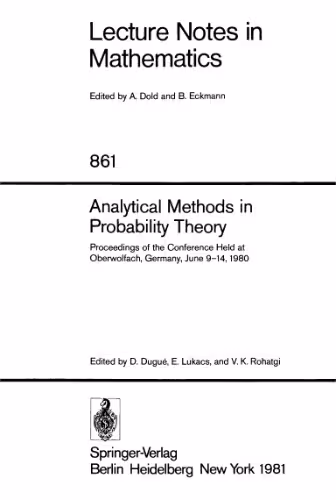 خرید و دانلود نسخه کامل کتاب Analytical Methods in Probability Theory. Proc. conf. Oberwolfach, 1980