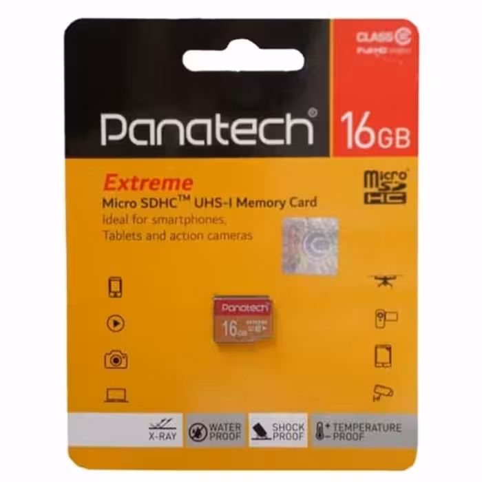 رم میکرو 16 گیگ Panatech کلاس 10 استاندارد UHS-I