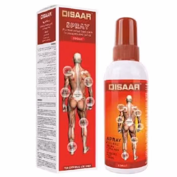 اسپری تسکین دهنده و ضد درد دیسار DISAAR حجم 100 میل