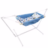 گهواره برزنتی سنتی پایه دار بانوچ شیر و گورخر آنیا Aniya