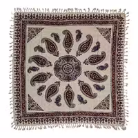 ترمه قمکاری اصفهان سایز 80×80 سانتی متری