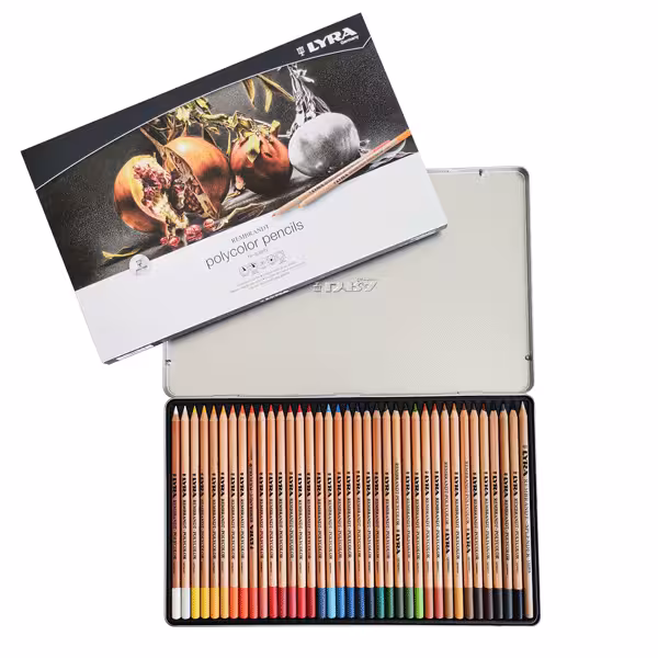 مداد رنگی 36 رنگ لیرا مدل پلی کالر (polycolor pencils)