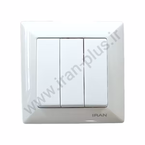 کلید سه پل مدل الیزه سفید