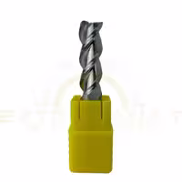 فرز انگشتی تمام الماس آلمینیوم سر تخت سه پر بلند 12 طول 75 MTS