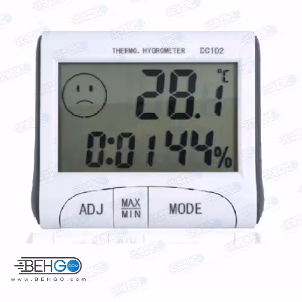رطوبت سنج و دماسنج دیجیتال مدل DC-102