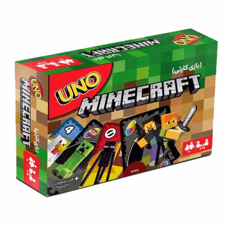 بازی فکری کارتی اونو مدل ماین کرفت