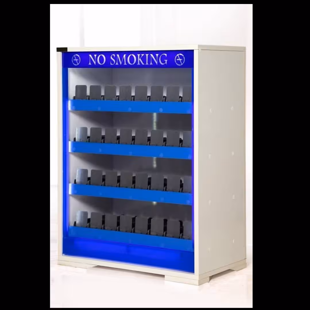 استند سیگار رومیزی ظرفیت 32 باکس سیگار  .کرایه وانت شهری به عهده مشتری( ارسال با  باربری بین شهری و پس کرایه ) می باشد