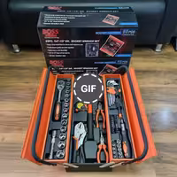 مجموعه جعبه بکس و ابزار 65 عددی مدل Bs65