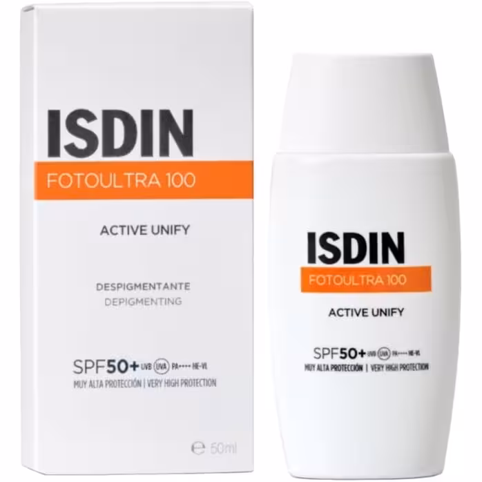 ضدآفتاب ضدلک اکتیویونیفای spf50 ایزدین(بی رنگ)حجم 50 میلی لیتر