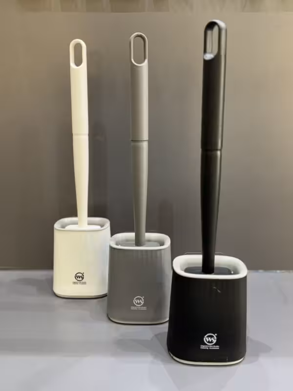 فرچه توالت شوی سیلیکونی قابدار 4گوش WS کد 116