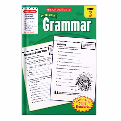 خرید و دانلود نسخه کامل کتاب Scholastic Success with Grammar Grade 3 by Scholastic