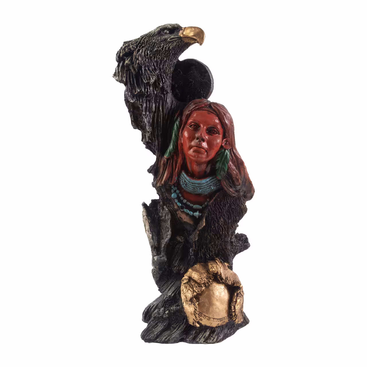 مجسمه طرح سرخ پوست