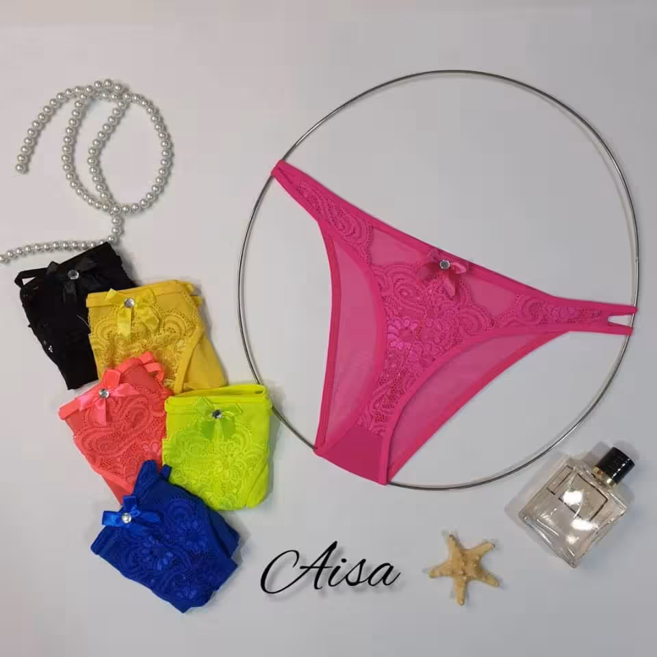 شورت حریر و گیپور فانتزی لامبادا مناسب سایز 38 الی 48