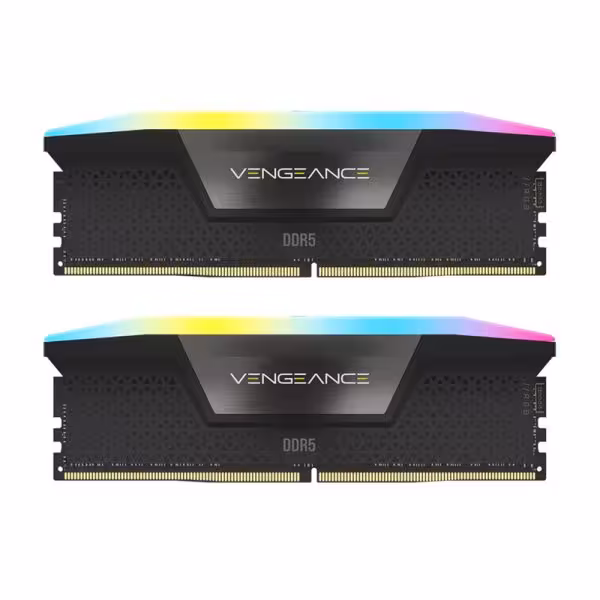 رم دسکتاپ کورسیر دوکاناله Corsair Vengeance RGB DDR5 48GB 7200MHZ
