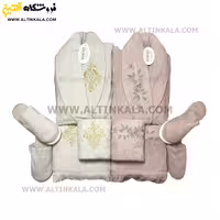 سرویس حوله عروس و داماد 10تکه گلدوزی DURUL