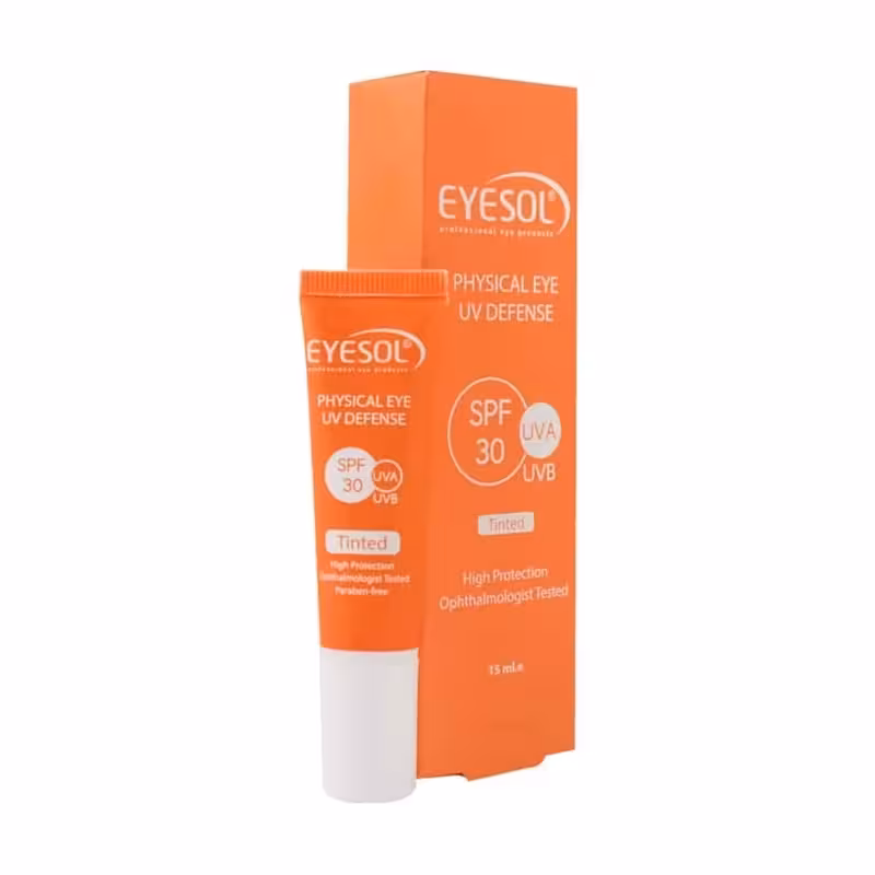 ضد آفتاب دور چشم آیسول SPF 30 رنگی 15 میل