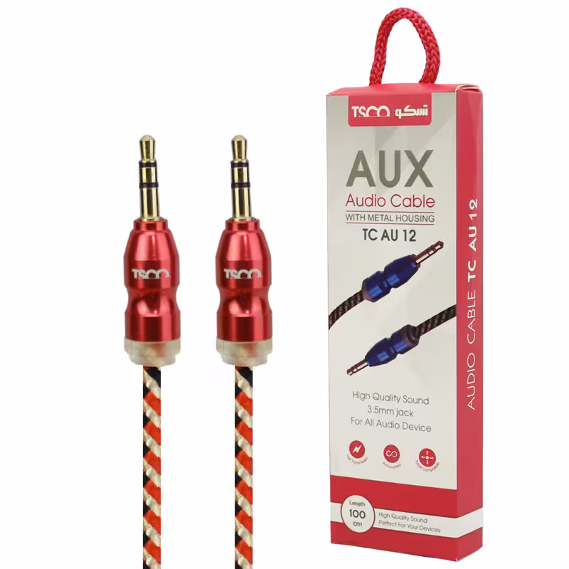 کابل صدا کنفی تسکو TSCO TC AU 12 AUX 1m