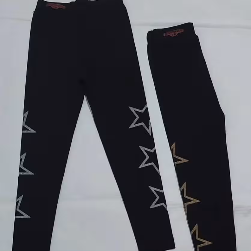 شلوار مشکی دخترانه جنس لاکرا  فقط سایز 70 موجود