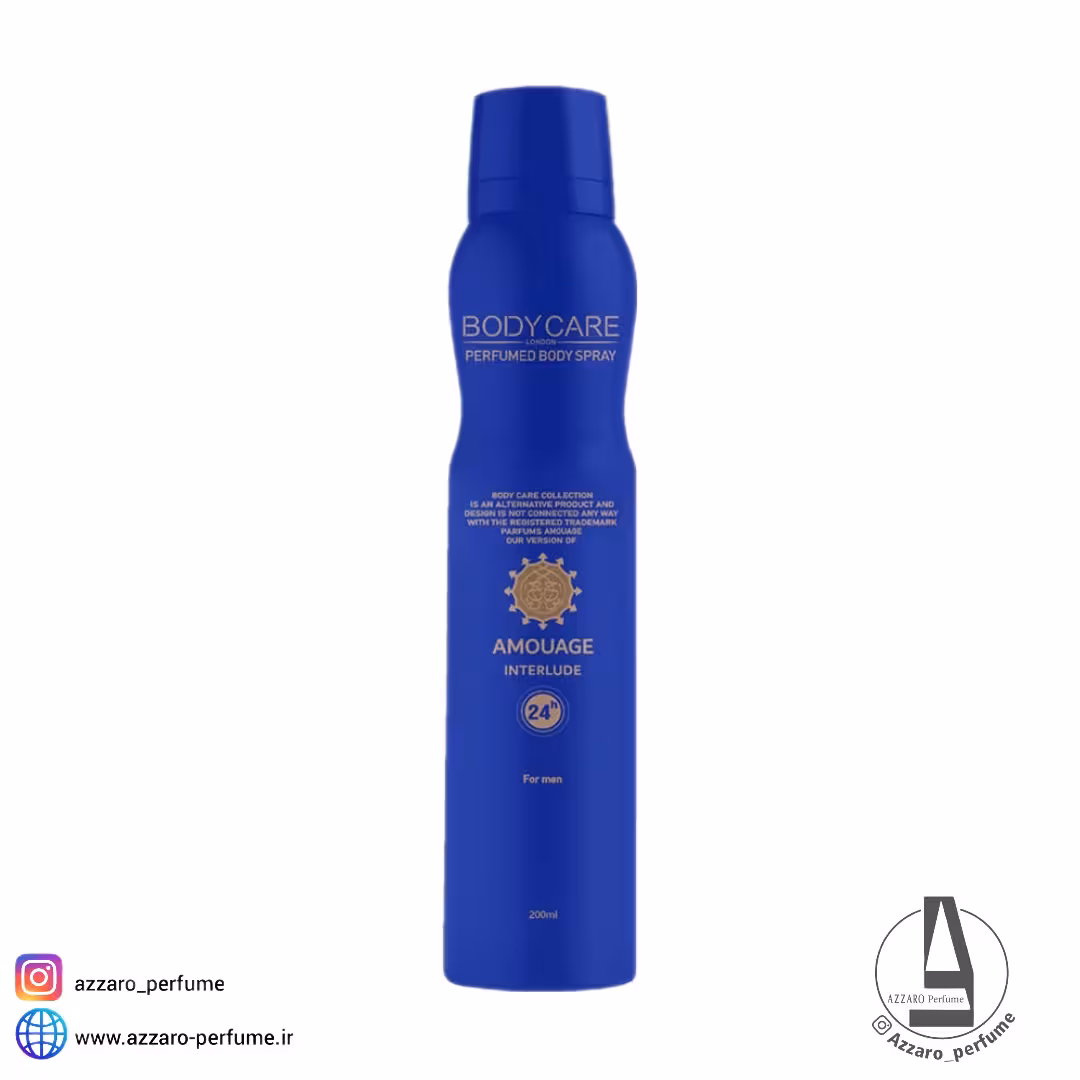 اسپری بدن مردانه بادی کر رایحه آمواج اینترلود حجم 200 میل
