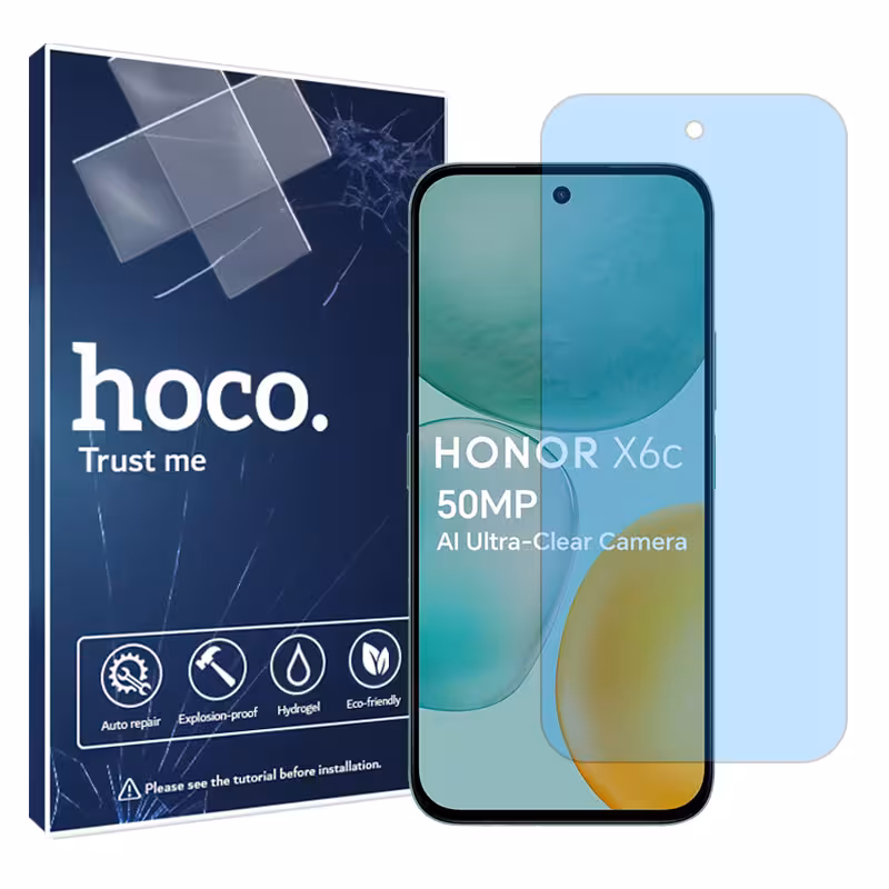 گلس آنر X6c مدل هیدروژلی مات آنتی بلو برند هوکو کد S