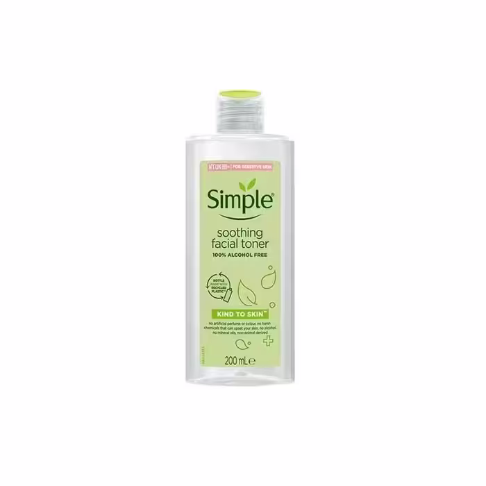 تونر صورت سیمپلِِ مدل Kind To Skin حجم 200 میل