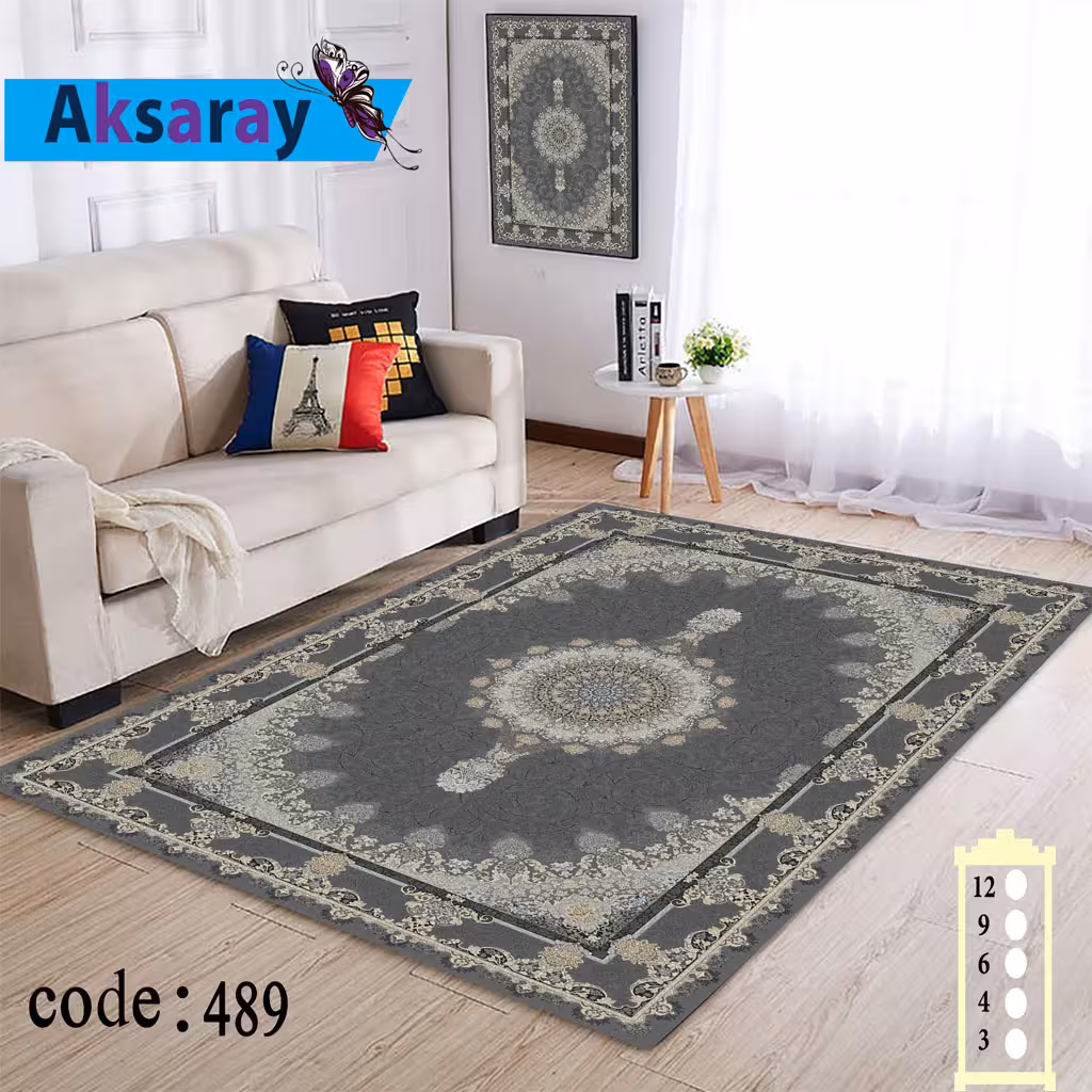 روفرشی کشدار مخمل شانل تراکم بالا طرح وینتیجی کد 489