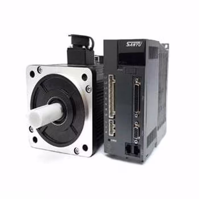 سروو موتور AC سه فاز بدون ترمز توان 5.5 کیلووات مدل CDM-180T-M35015B01 برند دلکسی