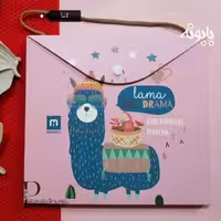 دفتر نقاشی پوشه ای لاما