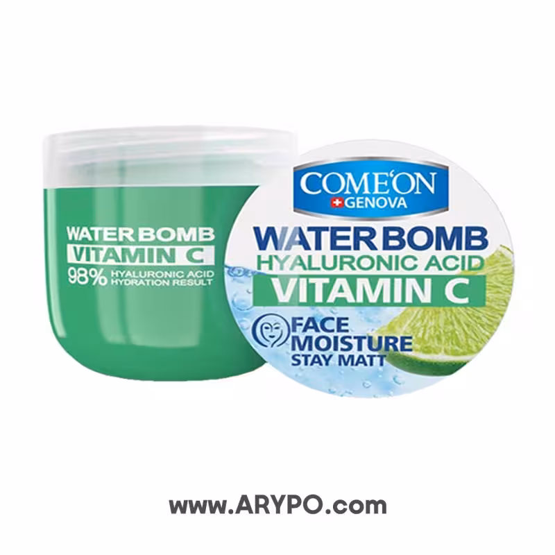 ژل کرم بمب آبرسان حاوی ویتامین C کامان