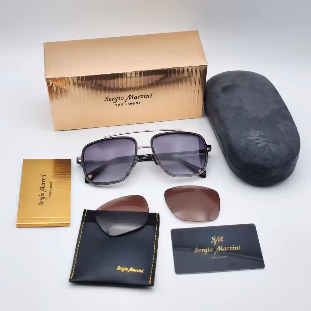 عینک آفتابی مردانه سرجیو مارتینی مدل sa1009 c4