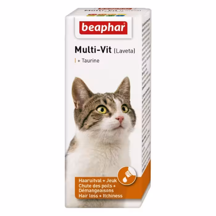 شربت مولتی ویتامین گربه بیفار مدل Multi-Vit حجم 50 میلی لیتر