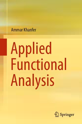 خرید و دانلود نسخه کامل کتاب Applied Functional Analysis