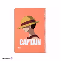 دفتر 60 برگ تک خط وزیری سیمی جلد نرم فانتزی الیپون کد 03