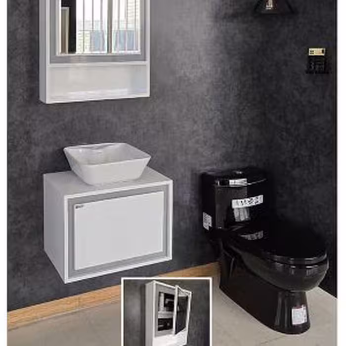 کابینت و سنگ روشویی برند کارینو مدل 0089، با طراحی مدرن و مقاوم (بدون آینه و باکس)