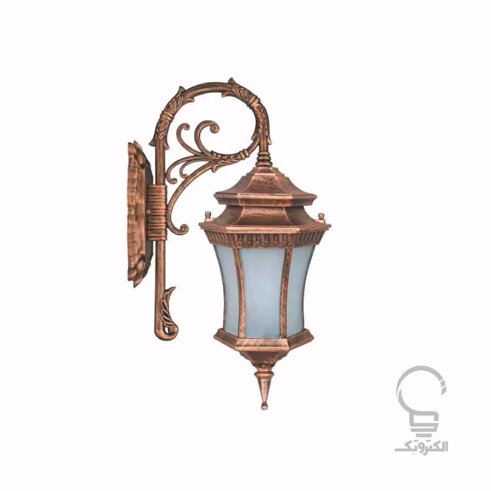 چراغ دیواری مدل معبد رابو کمر باریک 03 تکشیدفام