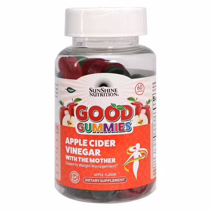 پاستیل سرکه سیب sunshine | کنترل وزن و بهبود گوارش با طعمی دلچسب