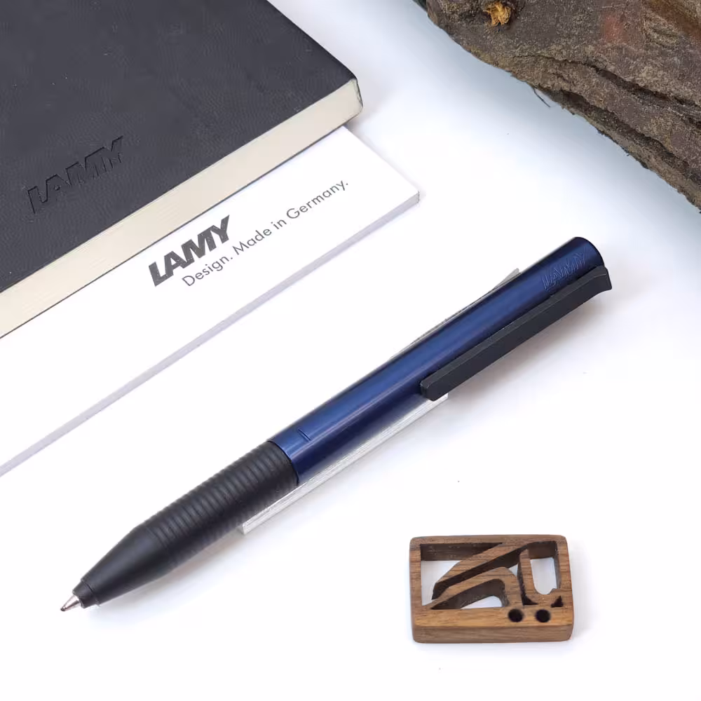 روان نویس لامی کلیکی تیپو سرمه ای LAMY Tipo K Rollerball Pen blue black 339