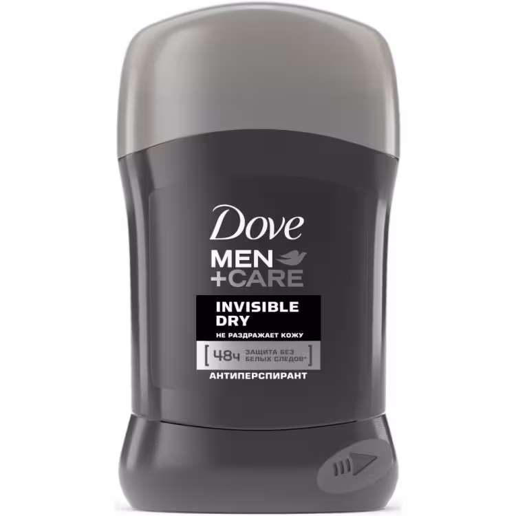 استیک دئودورانت ضد تعریق مردانه داو مدل Invisible Dry محافظت قدرتمند 48 ساعته حجم 50 میل