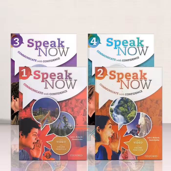پک 4 جلدی کتاب اسپیک نو ویرایش دوم سایز بزرگ (رحلی) | Speak Now 2nd Edition Pack | خرید کتاب زبان | خرید لوازم التحریر | چی کتاب | بالاترین تخفیف و ارسال رایگان
