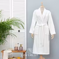 حوله تن پوش مردانه و زنانه سفید مدل Daily Soft